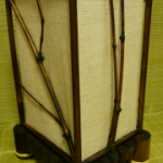 Напольные светильники из бамбука
